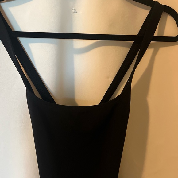 Robin Piccone Sexy Black Spandex Nylon Dress, Strappy Back  M - Picture 2 of 9